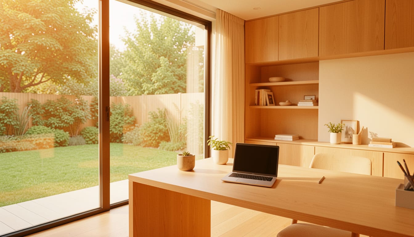 A bright home and workspace symbolizing personal project fulfillment